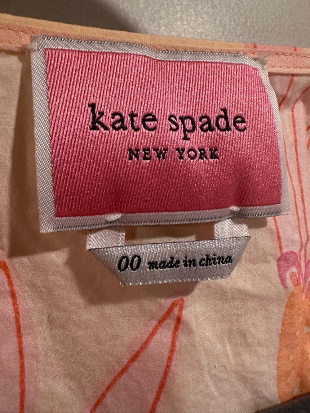Kate Spade New York Falling Flower Grand Daisy Wrap Dress Peach Puff Sleeves NEW